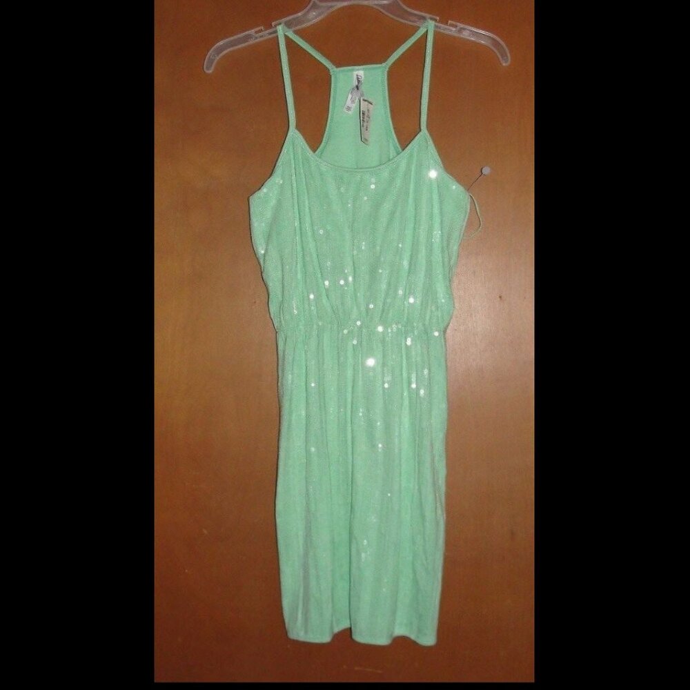 Aeropostale Mint Green Sequin junior Dress